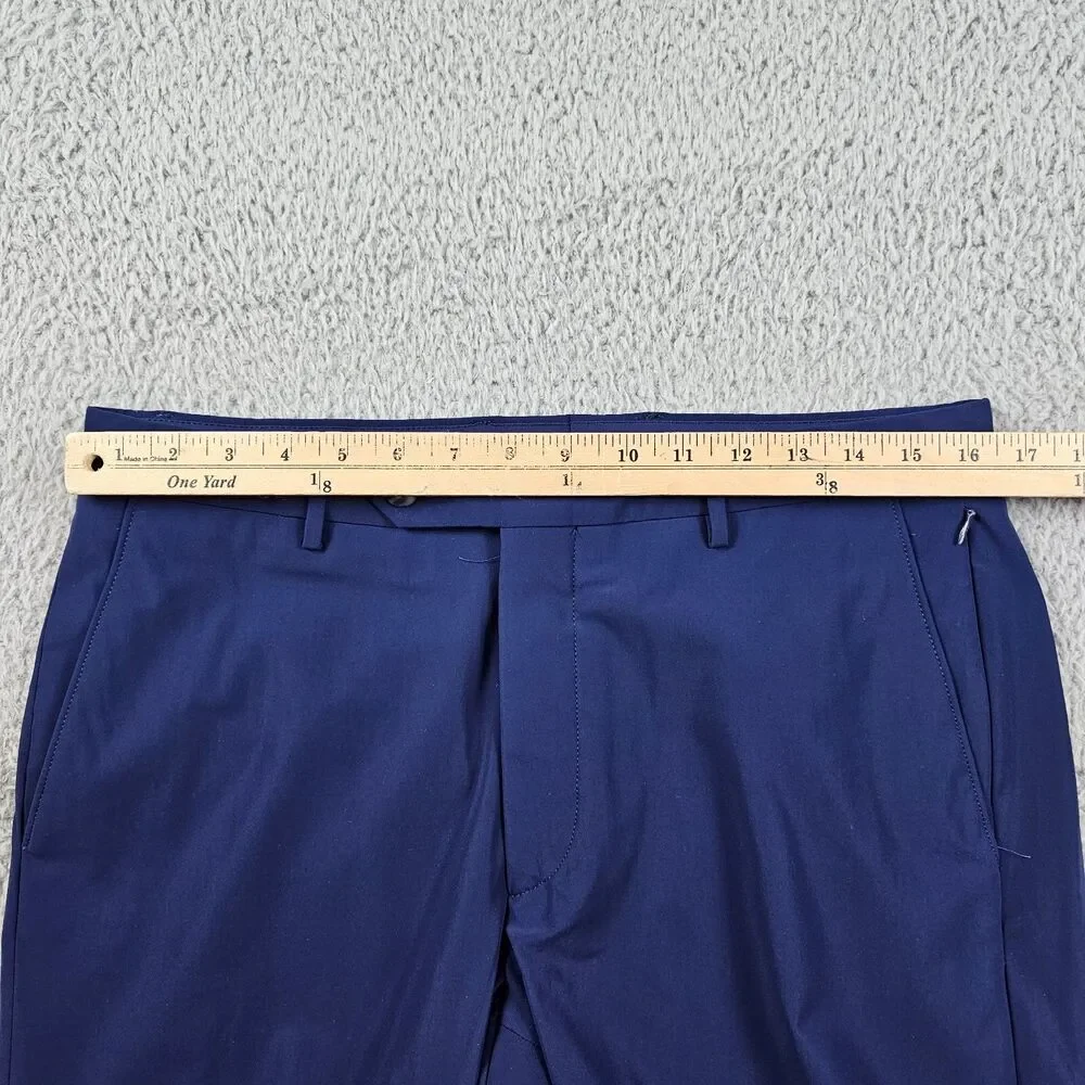 Zanella Active Pants Mens 33x29* Blue Golf Casual Stretch Performance Flex